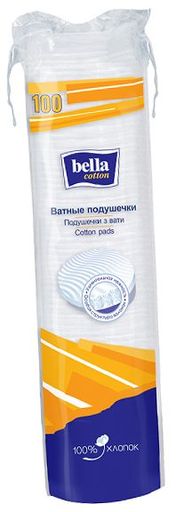 Ватные диски bella сotton 1*100шт. (BC-082-O100-010)