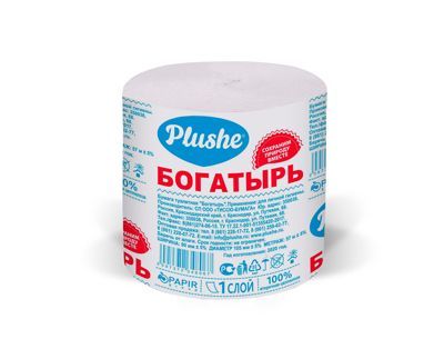 ТБ Богатырь LIGHT 65м+,1сл.,серая б/вт 1*30 (2068)
