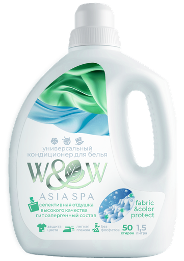 Кондиционер для белья "W&W"  ASIA SPA 1,5л. (WW-2046)