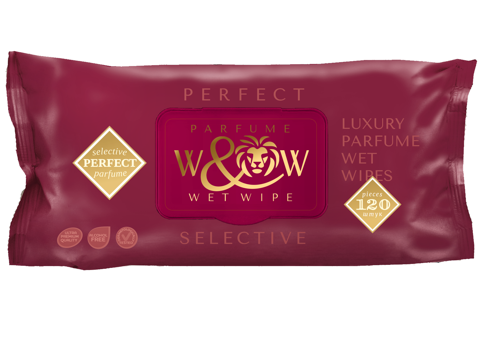 W&W парфюм. влажные салфетки 120л. PERFECT SELECTIVE OUD de PARFUME (WWPSO-120)