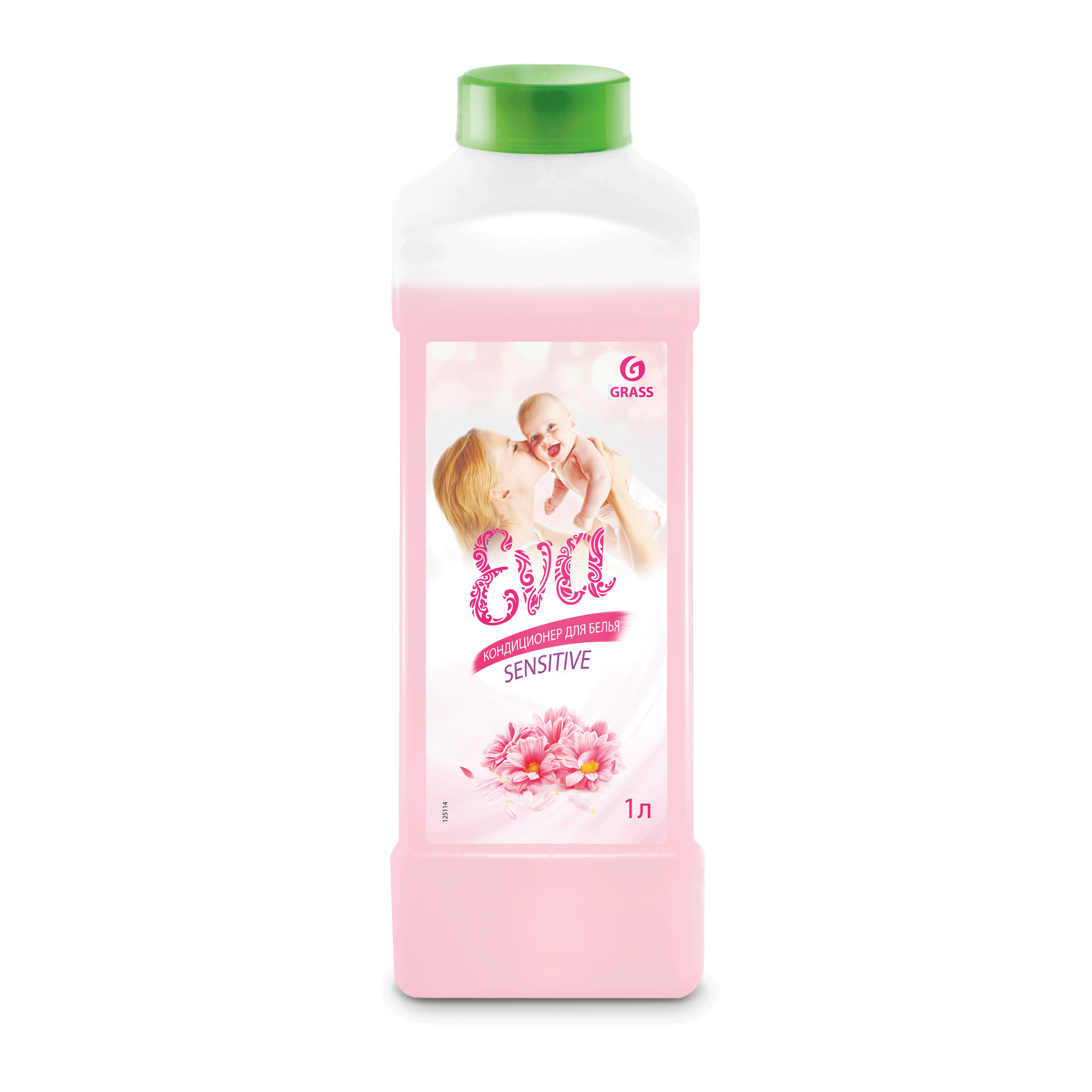 Grass кондиционер для белья EVA sensitive,1л.флакон концентрированный