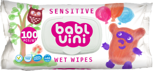 Влажные салфетки BablVini 100л.*10 (BU-100)