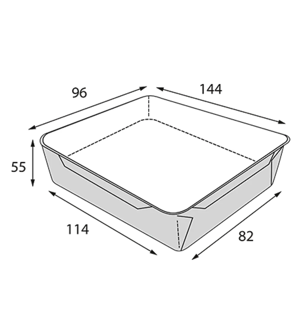 ДоЭко бумажный салатник OpSalad 450 дно + крышка 400/450  *800 (19165/19164)