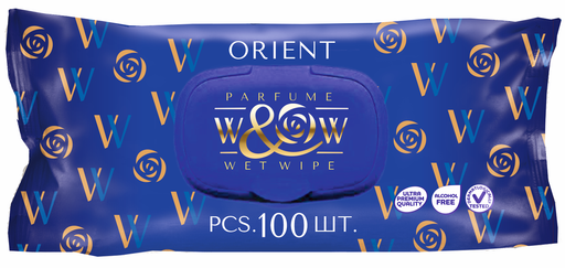 W&W влажные салфетки 100л. Orient *10 (WOR-100)