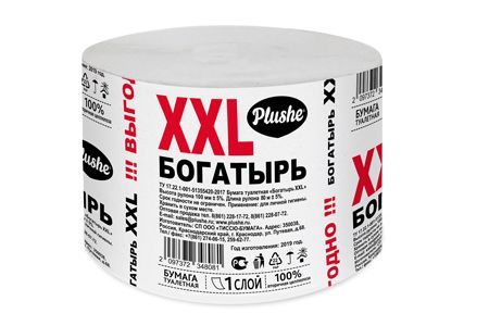 ТБ Богатырь ХХL,1сл.,серая б/вт 1*18 (18739)