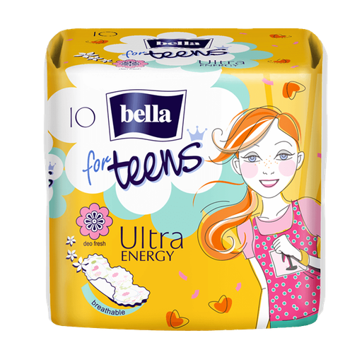 Гигиен.супертонк.прокл.Вella for teens Ultra Energy Deo 10шт.1*36  (ВЕ-013-RW10-260)