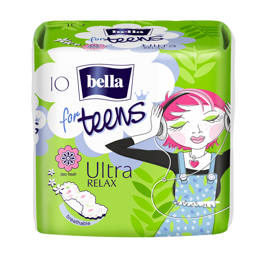 Гигиен.супертонк.прокл.Вella for teens Ultra Relaх Deo 10шт.1*36  (ВЕ-013-RW10-259)