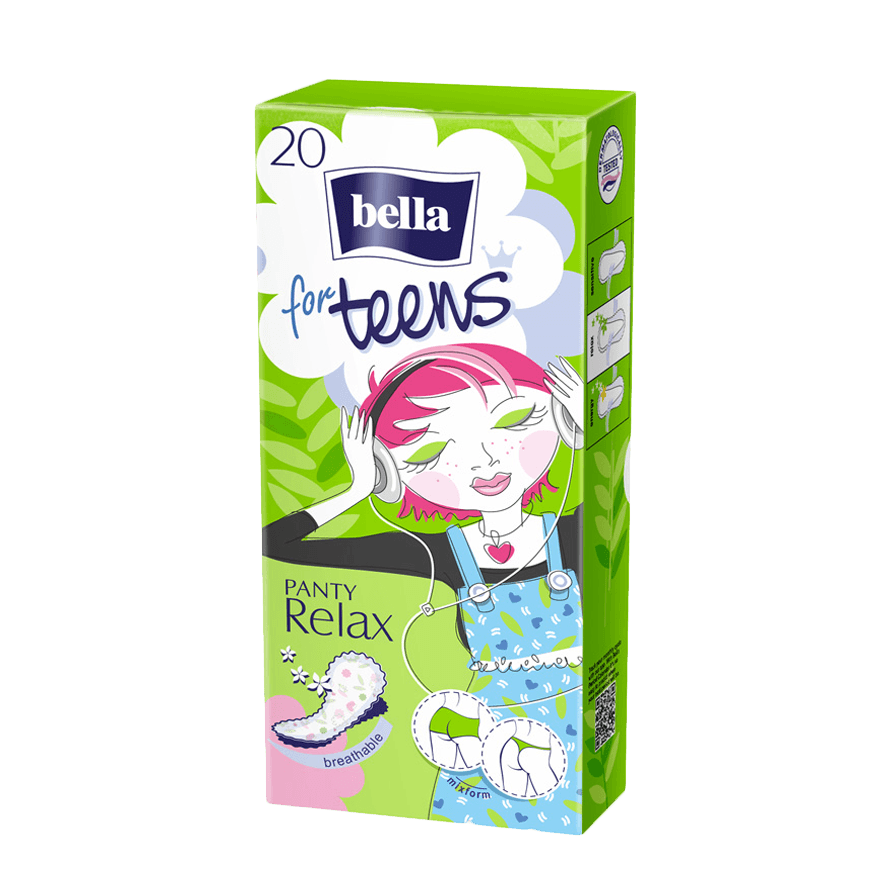 Ежеднев.экстратонк.прокл.Вella for teens Relaх 20шт.1*24  (ВЕ-022-RZ20-034/ВЕ-022-RZ20-078)