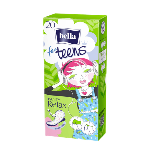 Ежеднев.экстратонк.прокл.Вella for teens Relaх 20шт.1*24  (ВЕ-022-RZ20-034/ВЕ-022-RZ20-078)