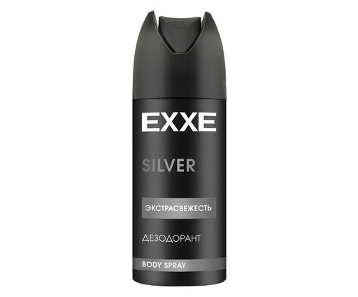 EХХE MEN мужской дезодорант аэрозоль 150мл., SILVER Экстрасвежесть *6