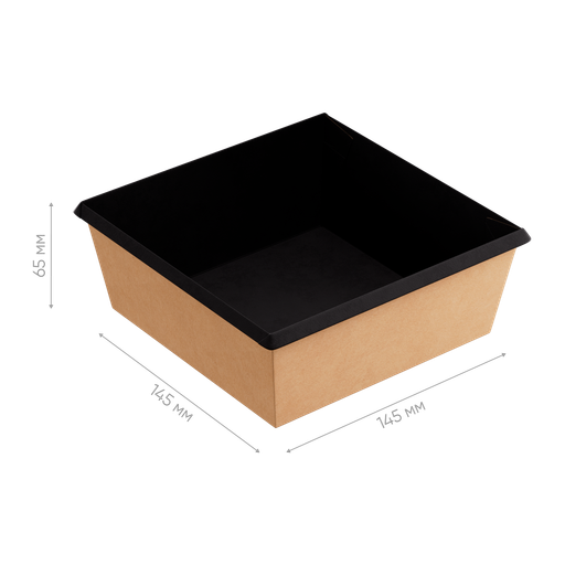 Контейнер картонный OneClick Bottom 1250/bBLACK (арт.OCbot1250/bBL)  300/50