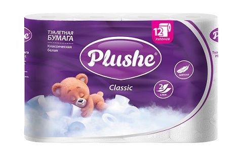 ТБ Plushe Classic 12рул. 2-х сл.по 18м. 1*12 (73277)