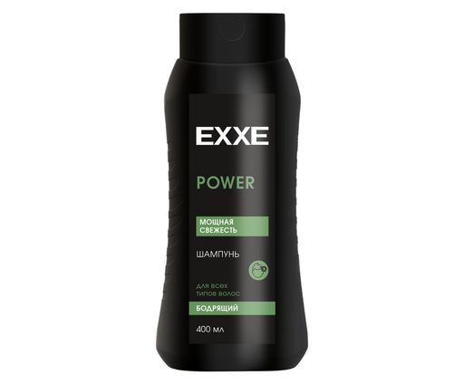 EХХE MEN шампунь 400мл.,"Бодрящий" POWER *12