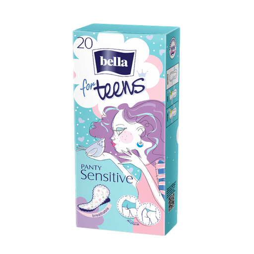 Ежеднев.экстратонк.прокл.Вella for teens Sensitive 20шт.1*24  (ВЕ-022-RN20-062/ВЕ-022-RN20-077)