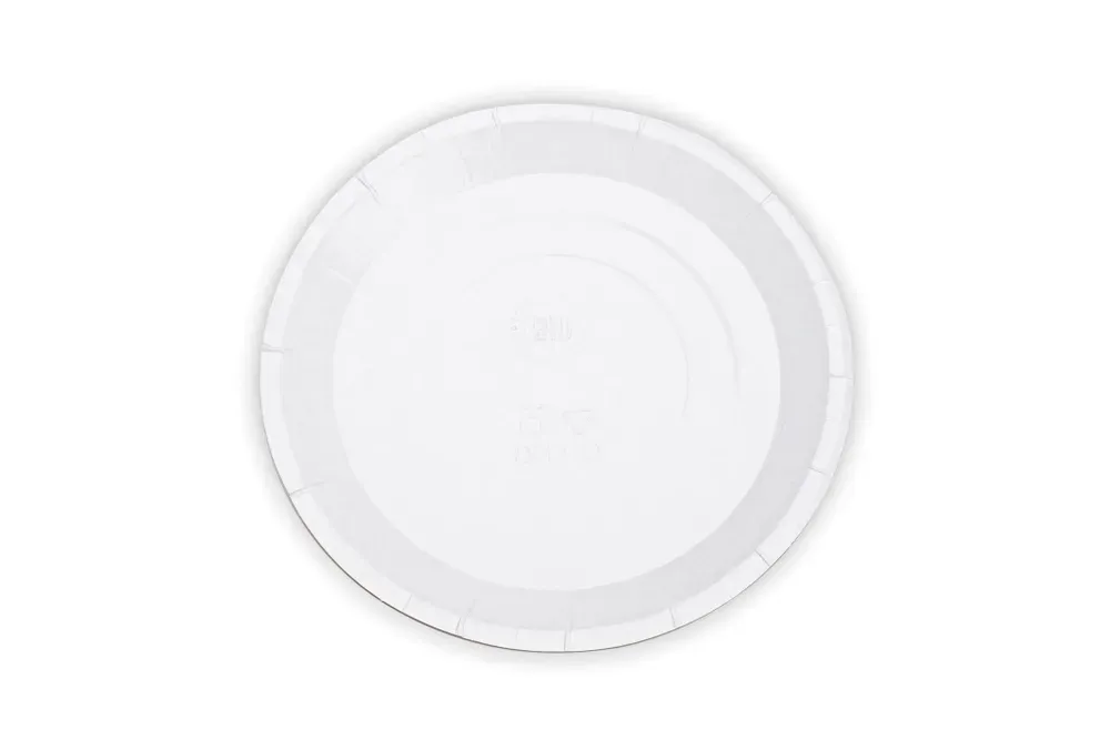 ОСК бумажная тарелка PLATE 180мм. WB белая/крафт 1/800*100 (22562)