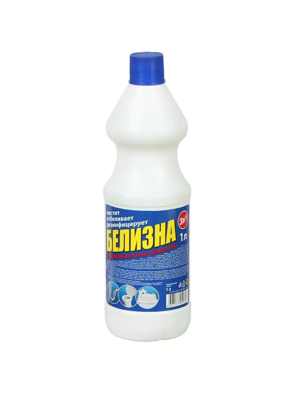 Белизна 3в1 1л. *6  ДомБытХим
