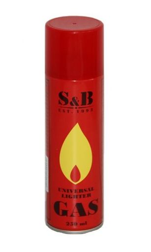 Газ для зажигалок "S&B" 250мл. *12
