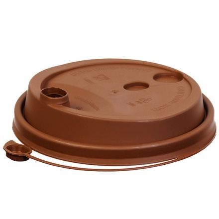 Крышка д/стакана Покров д90мм.(0,300-0,500л) коричневая матовая 1*1000к/50шт
