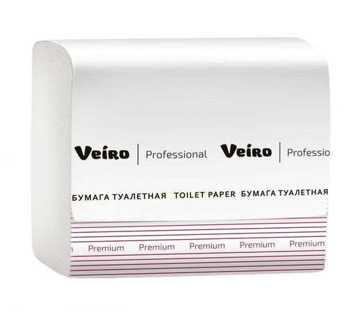 TV302 Veiro Professional Premium туалетная бумага в листах,2сл.,100% целл. 1*30