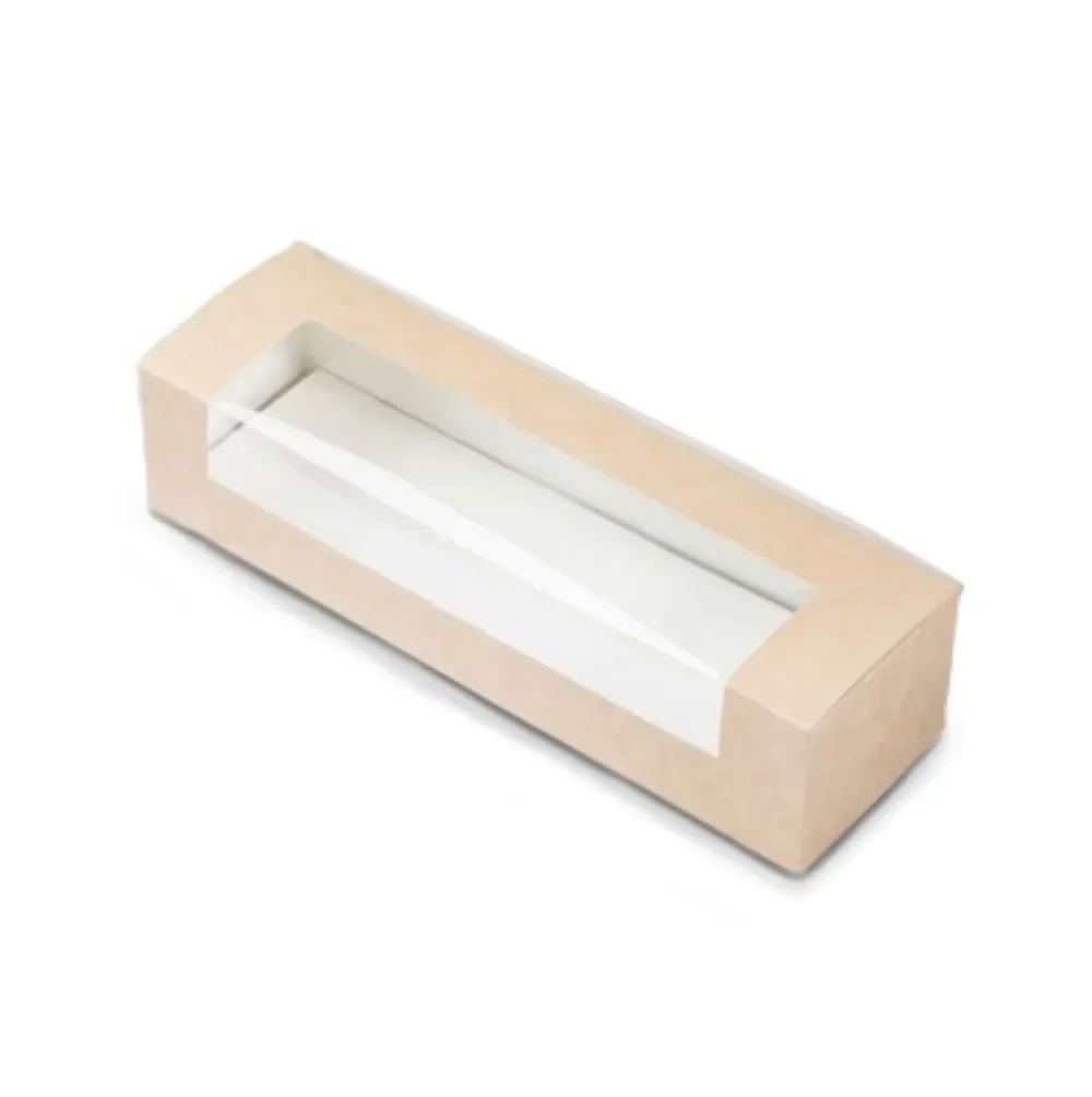 ДоЭко контейнер под сэндвич с окном OSQ Baguette box *250 (18689)