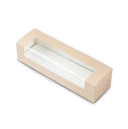 ДоЭко контейнер под сэндвич с окном OSQ Baguette box *250 (18689)