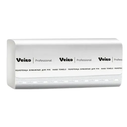 VN11-250/1 Полотенца бумажные 1сл.,листовые,Veiro Professional Natura *20
