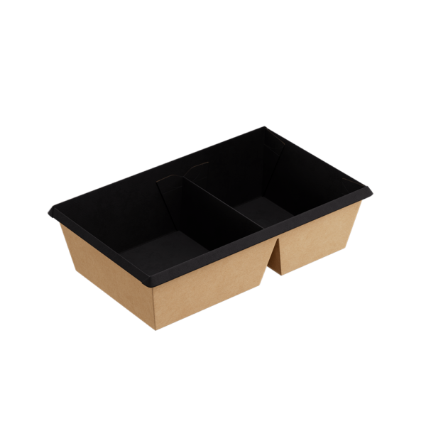 Контейнер картонный OneClick Bottom с 2-мя секц. 800DB/bBLACK (арт.OCbot800DB/bBL) 300*50