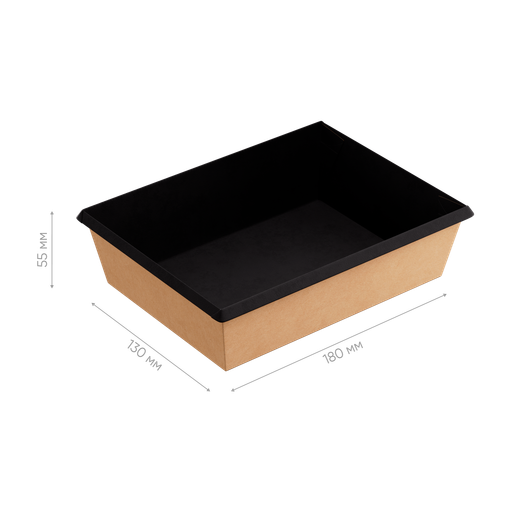 Контейнер картонный OneClick Bottom 1000/bBLACK (арт.OCbot1000/bBL)  300/50