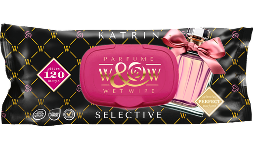 W&W парфюм. влажные салфетки 120л. Katrin (WWKS-120)