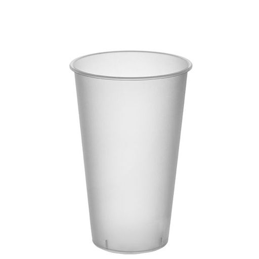 ..Стакан прозрачный (матовый) Bubble Cup ПП ВЗЛП 455-500мл.,д.90мм. 1/400*20