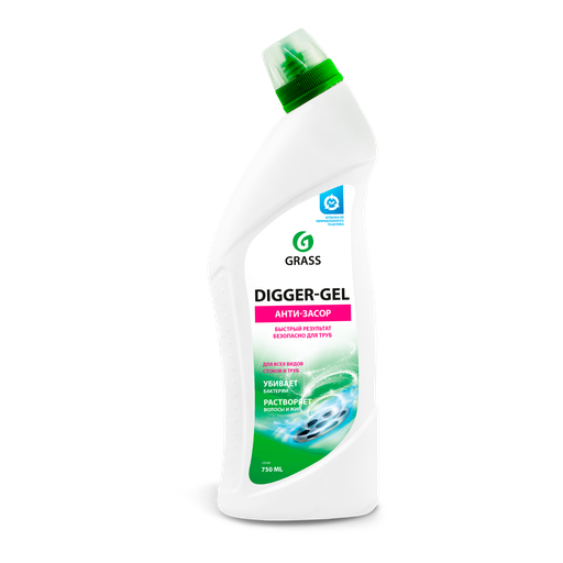 Ср-во д/прочистки канализ.труб Digger gel 750мл. (125181)