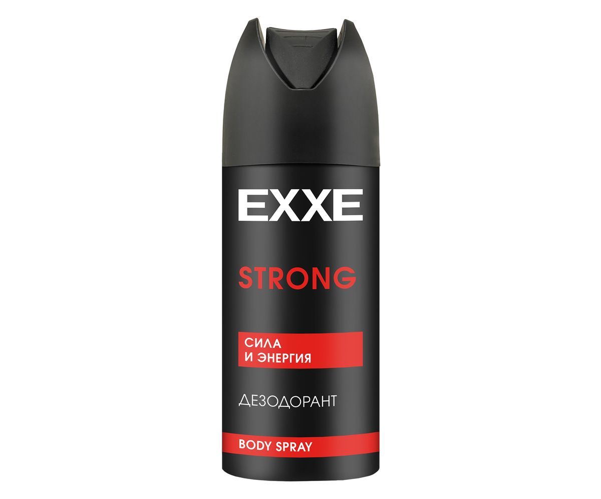 EXXE MEN мужской дезодорант аэрозоль150мл., STRONG Сила и энергия *12