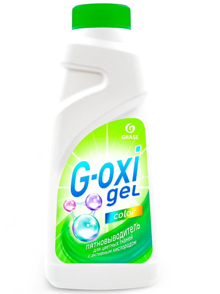 Пятновыводитель-отбеливатель гель Grass "G-oхi" д/цветных вещей 500мл. *6 (125409)