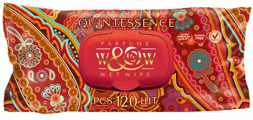 W&W влажные салфетки 120л. Quintessence *10 (WQG-120)