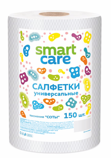 Универсальные полотенца 150лист. соты Smart
