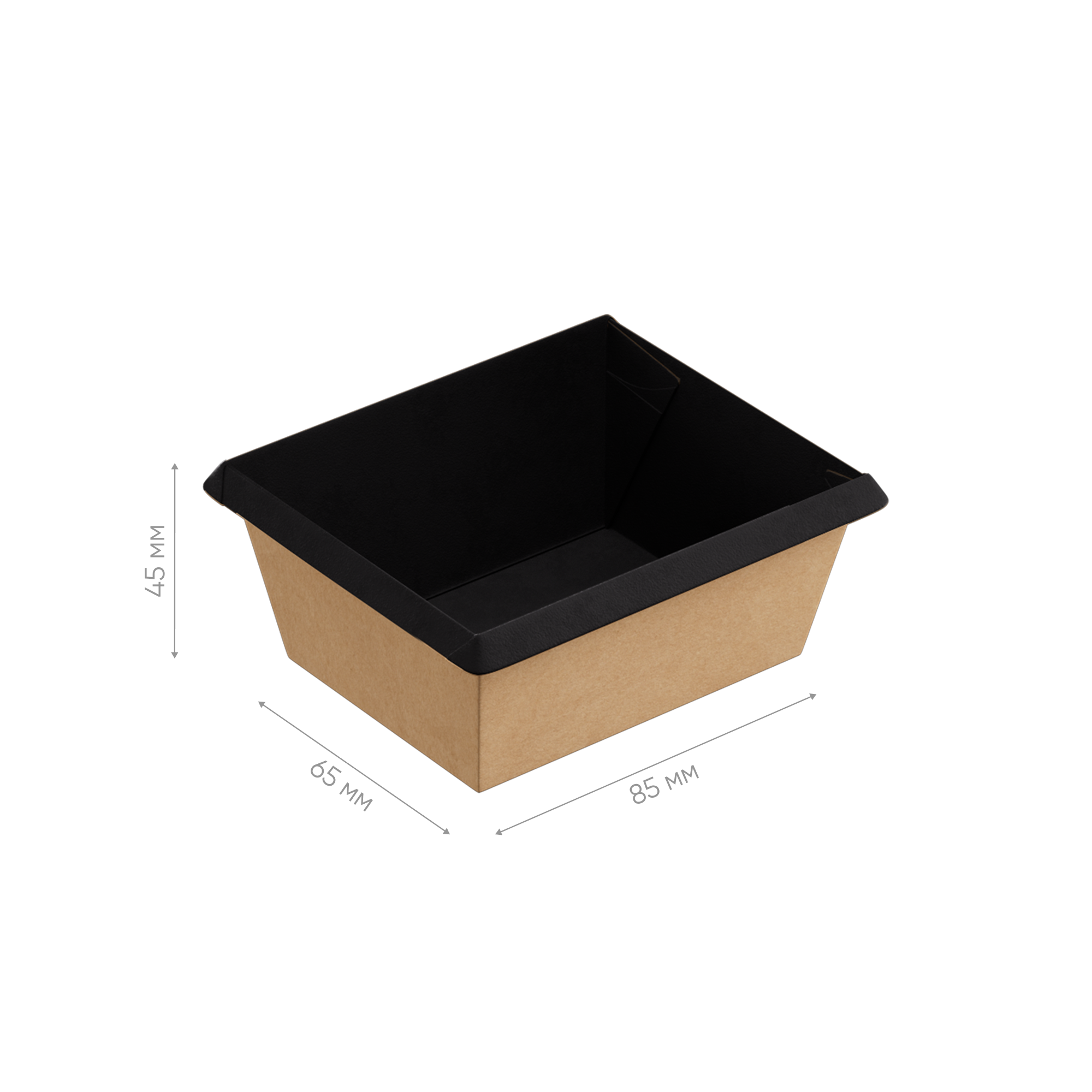 Контейнер картонный OneClick Bottom 250/bBLACK (арт.OCbot250/bBL)  900/50