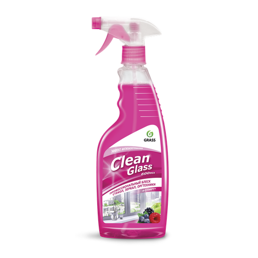 Очиститель стекол  CLEAN GLASS Лесные ягоды,Триггер,600мл.*12 (125241)