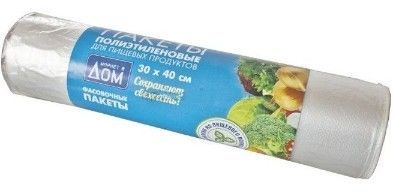 Пак. фасовочный РУЛОН 30*40 Маркет синий (32рул.) *1