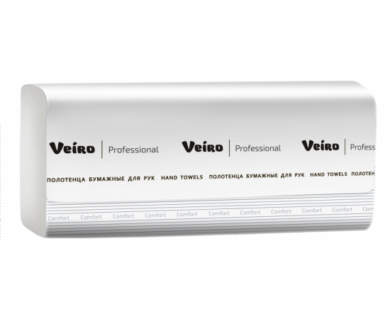Z3-200 Veiro Professional Lite полотенца бумажные 1сл.,белые,листовые 1*28