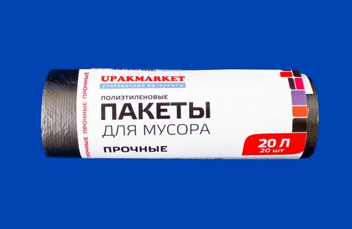 Пак. для мусора 20л.*20шт. (Виконт) ПНД прочные 1*100