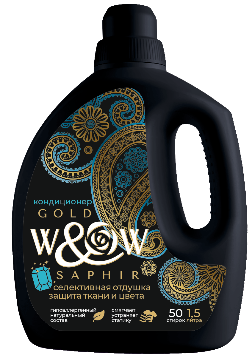 Кондиционер для белья "W&W" SAPHIR 1,5л. (WW-2213)