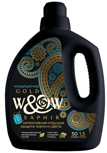 Кондиционер для белья "W&W" SAPHIR 1,5л. (WW-2213)