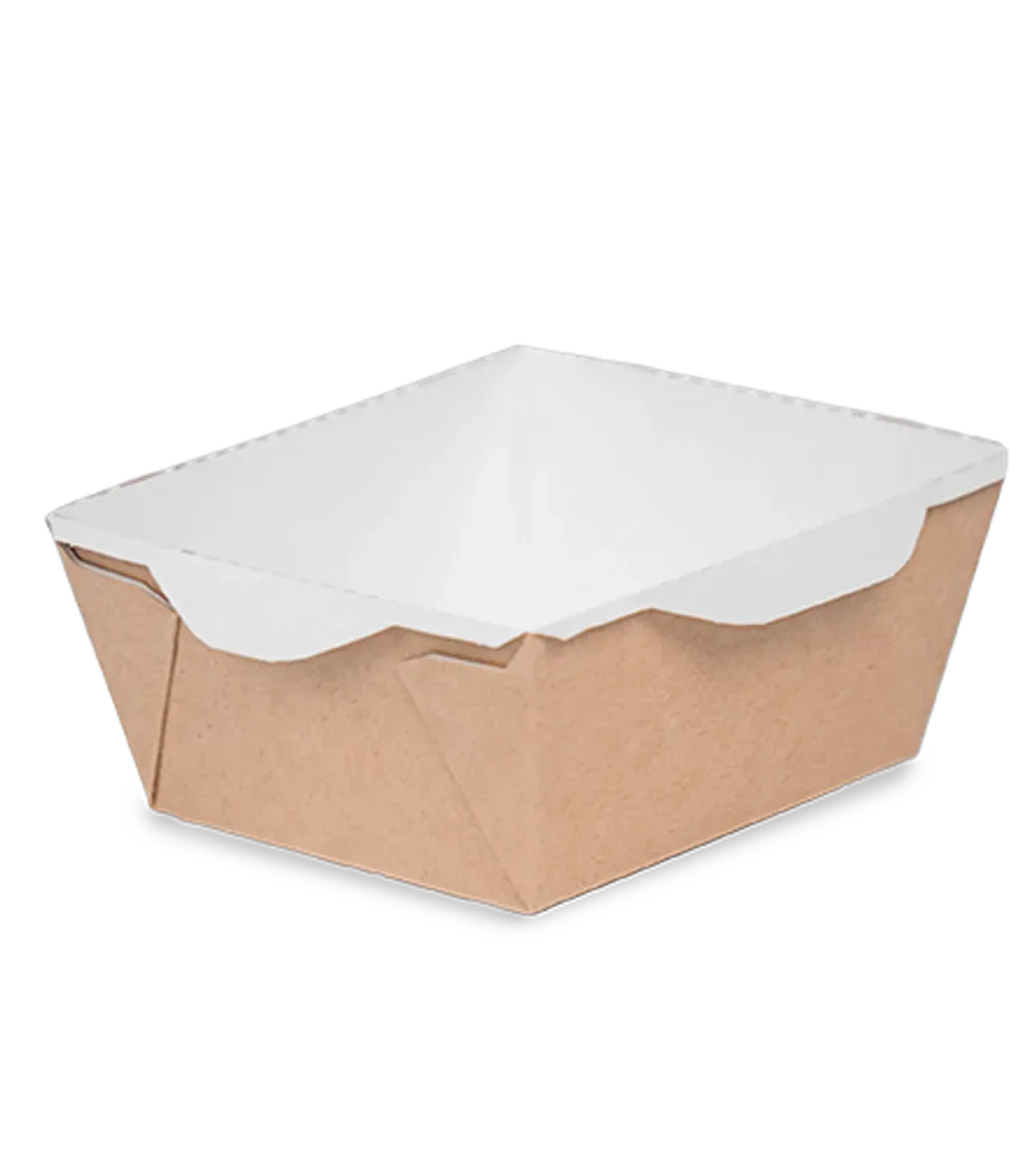 ДоЭко бумажный салатник OpSalad 450 дно + крышка 400/450  *800 (19165/19164)
