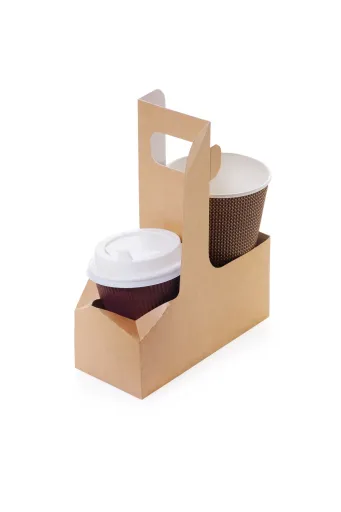 ОСК держатель картонный для 2-х стаканов Cupholder (160*80*80) *25 (22395)