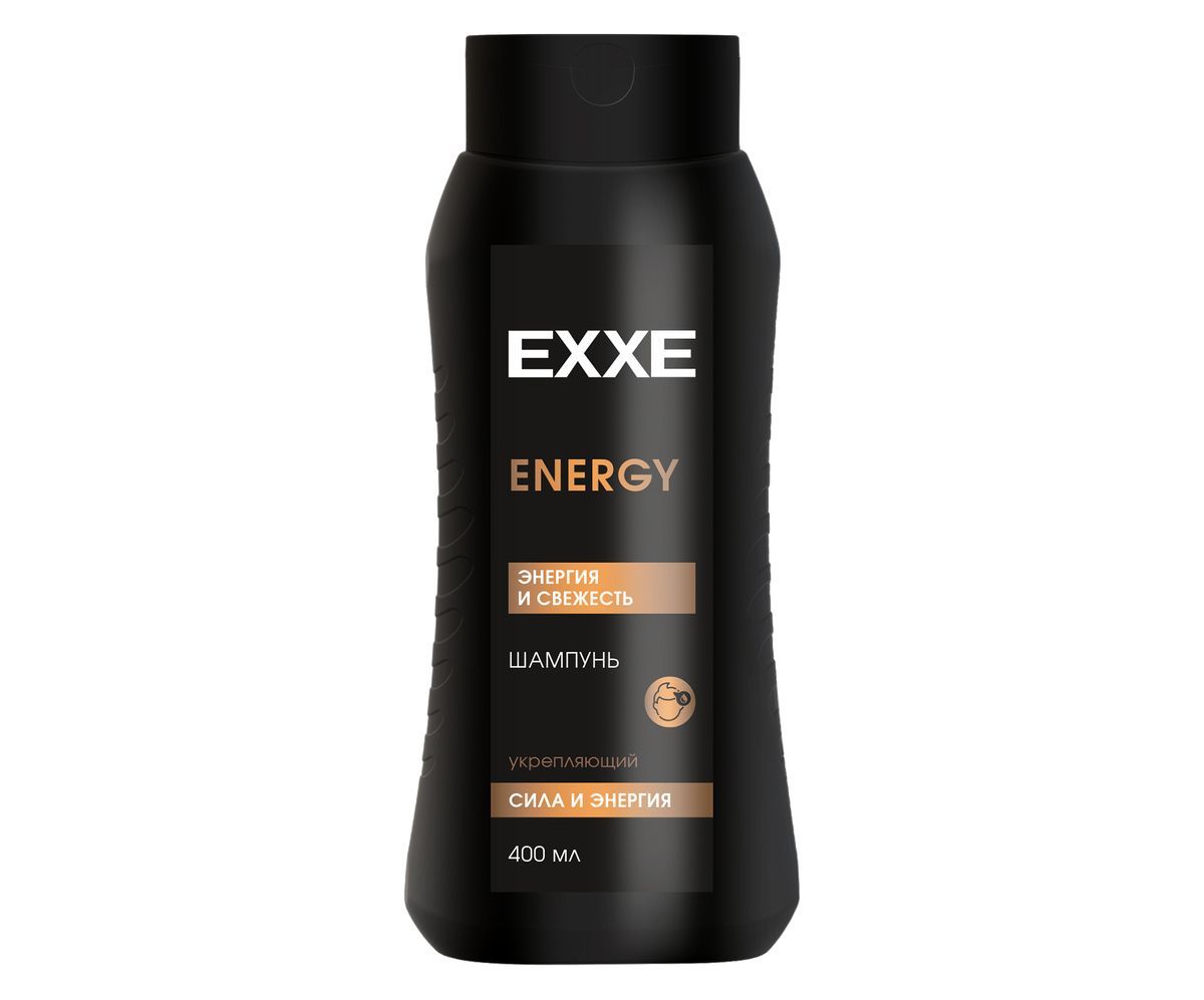 EХХE MEN шампунь укрепляющий 400мл., "Сила и Энергия" ENERGY *12