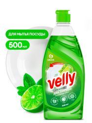 Velly PREMIUM ср-во для мытья посуды,500мл. Лайм и мята (125423)