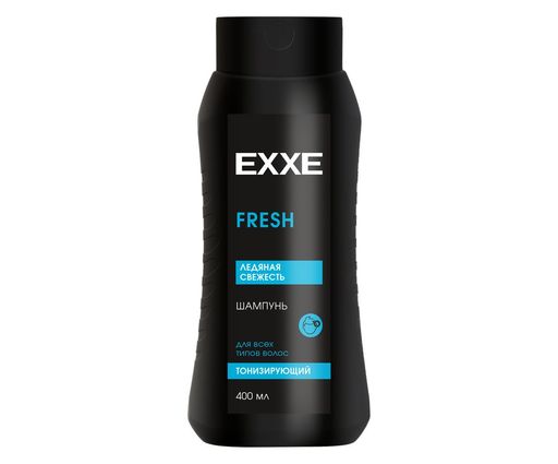 EХХE MEN шампунь для всех типов волос 400мл., "Тонизирующий" FRESH *12